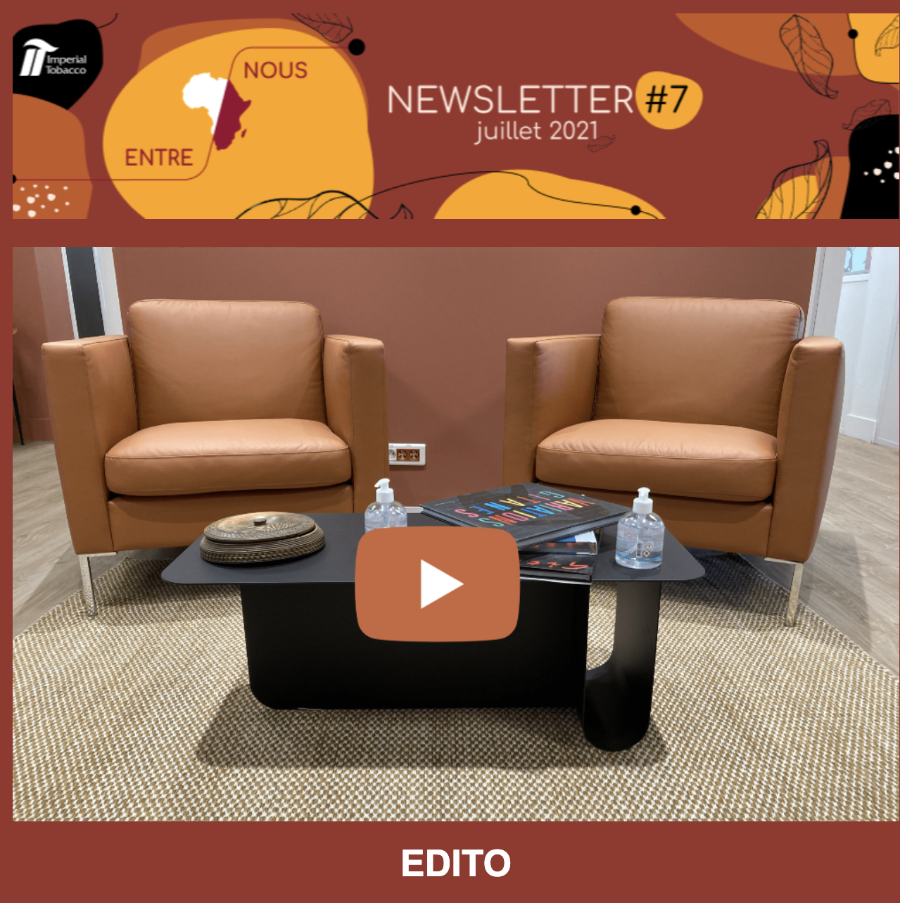 Newsletter Print & Digital — Imperial Tobacco Limited France — 2